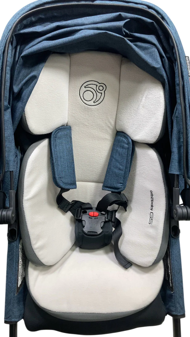 Orbit Baby G5/X5/Helix+ Stroller Seat, 2023, Melange Navy - Image 6