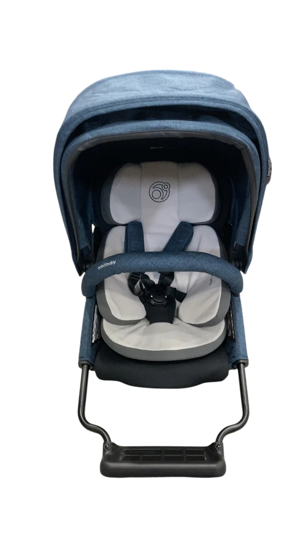 Orbit Baby G5/X5/Helix+ Stroller Seat, 2024, Melange Navy - Image 3