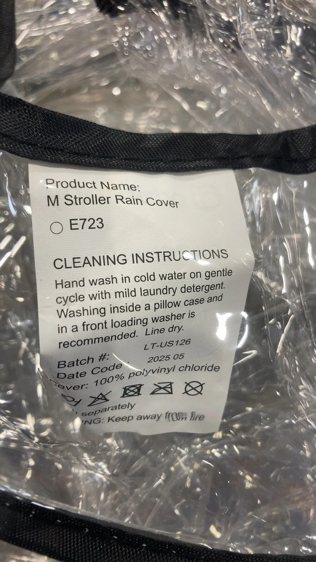 Orbit Baby M+ Stroller Rain Cover, Clear - Image 4