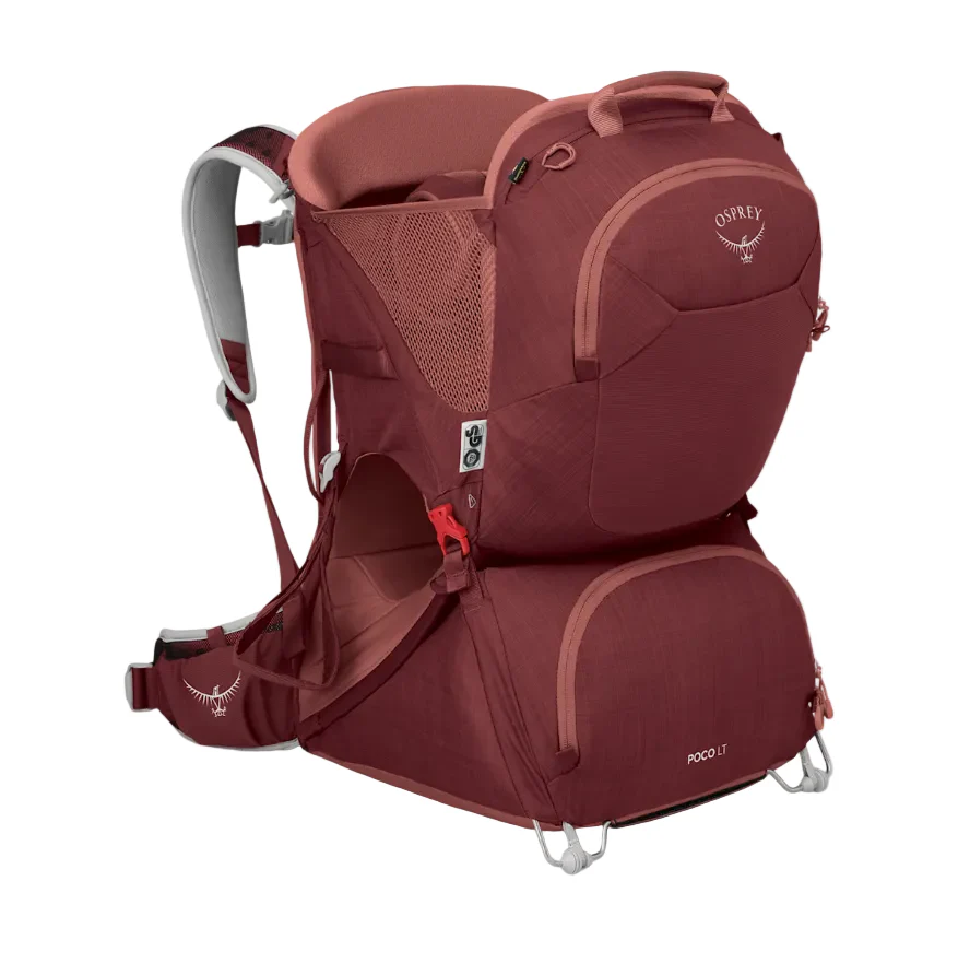 Osprey Poco LT Child Carrier, Red mountain