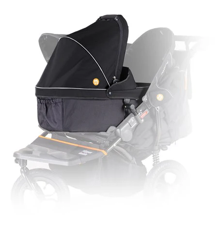Out N About Nipper V5 Double Carrycot, Summit Black - Image 2