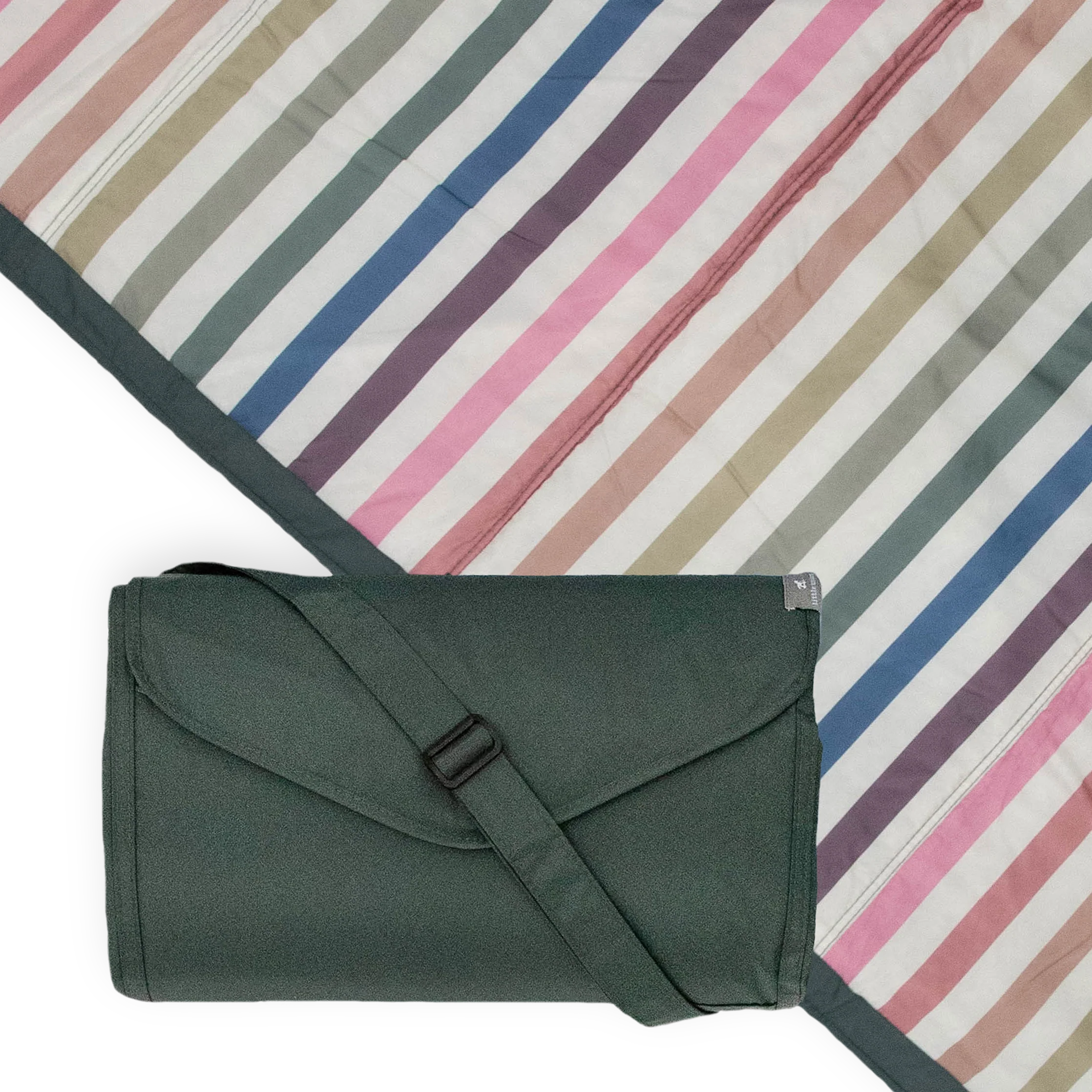 Little Unicorn Outdoor Blanket, Chroma Rugby Stripe