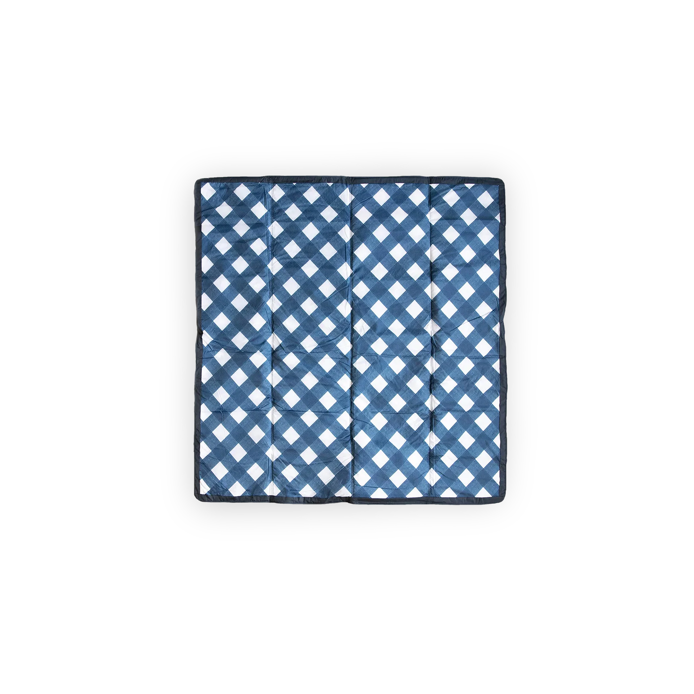 Little Unicorn Outdoor Blanket, Navy Plaid - Image 2