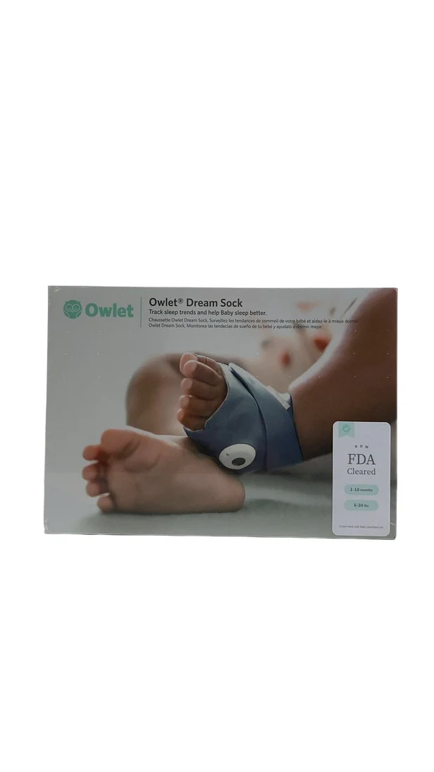 Owlet Dream Sock, Bedtime Blue - Image 2