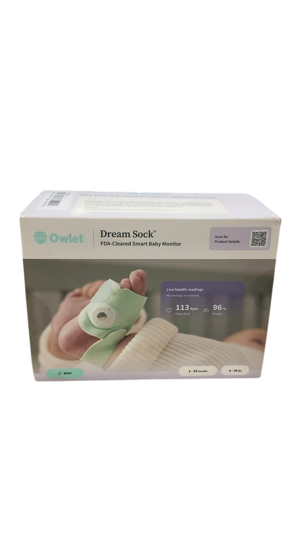 Owlet Dream Sock, Mint - Image 2