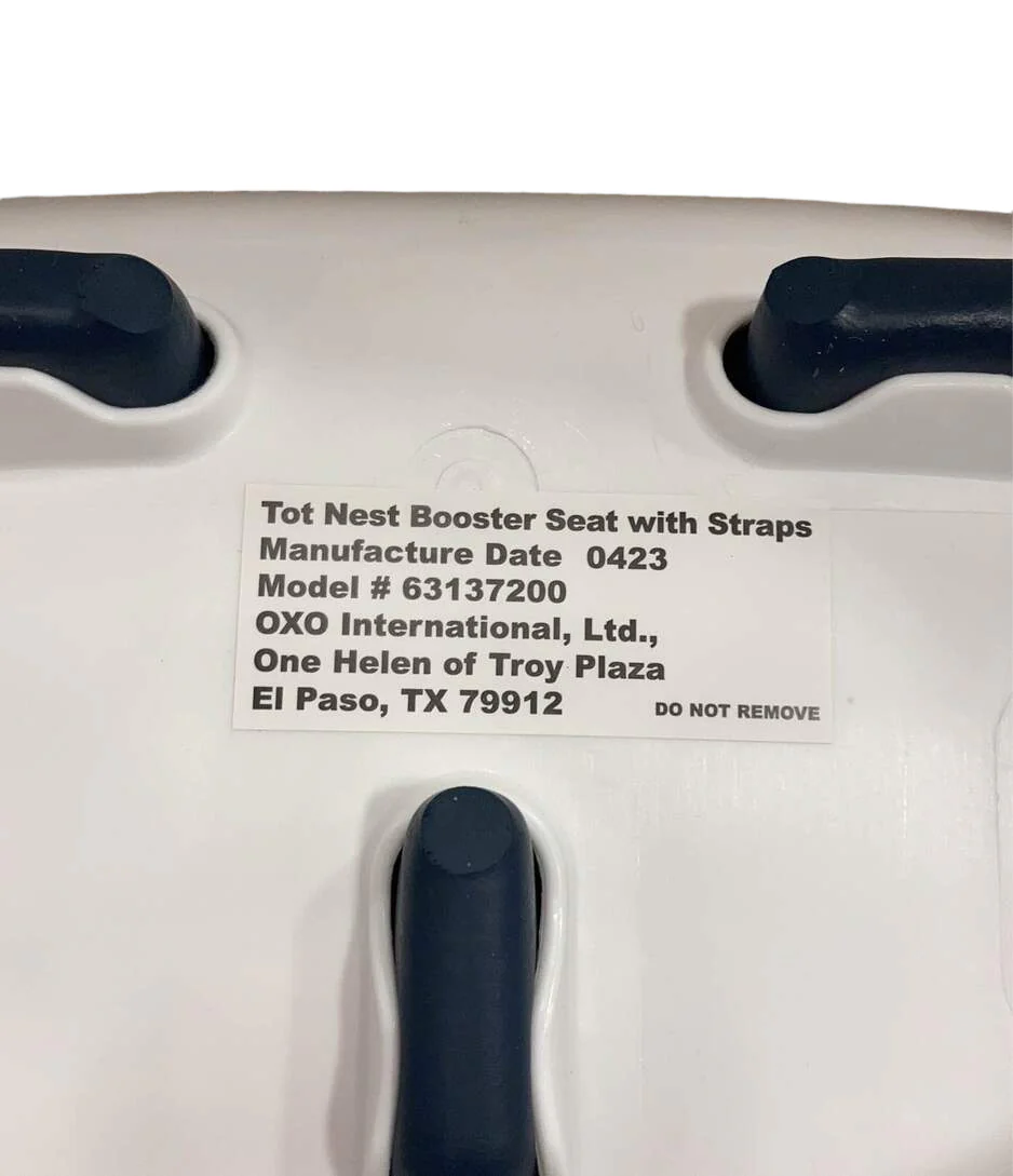 OXO Tot Nest Booster Seat With Straps, Navy - Image 7