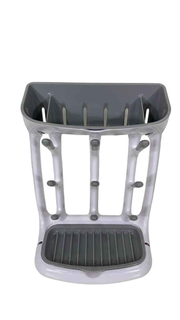 OXO Tot Space Saving Drying Rack, White/Grey