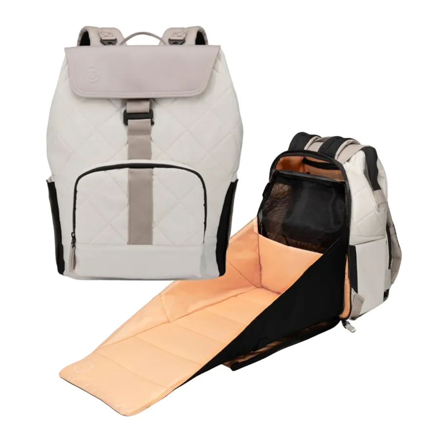 Paperclip JoJo Diaper Bag Backpack, Mushroom