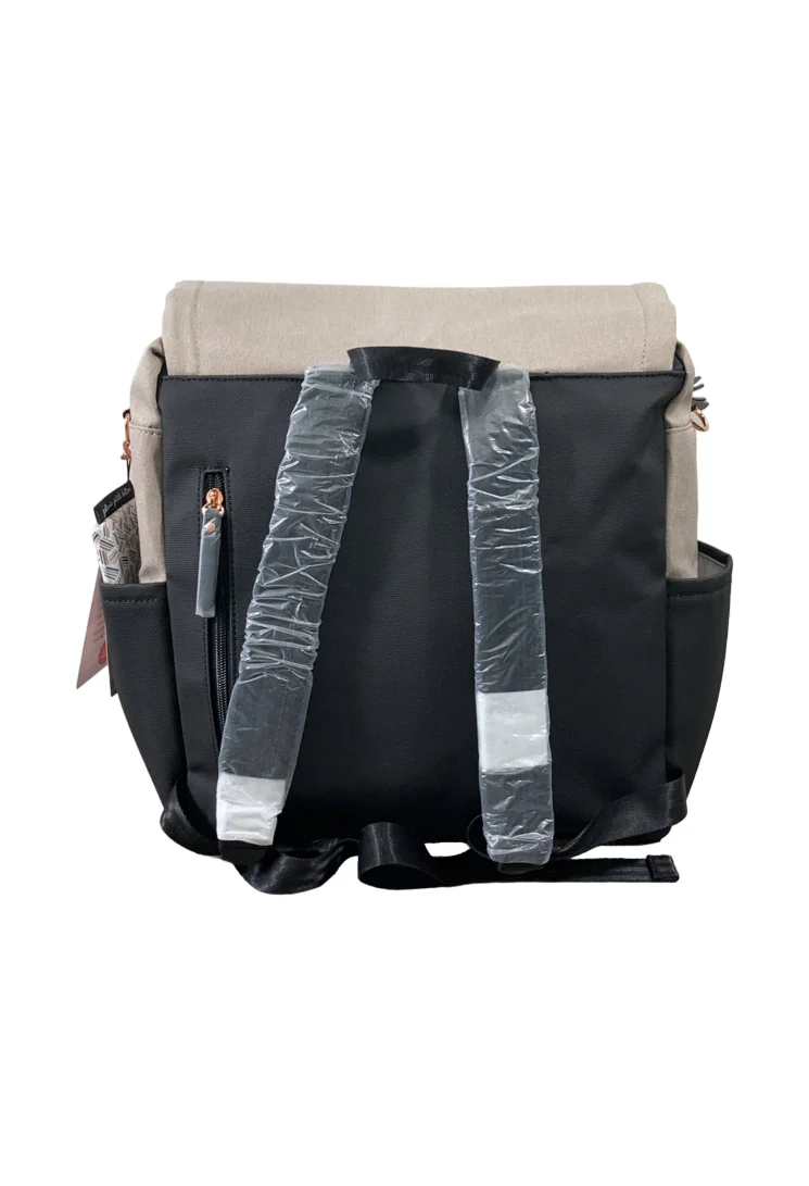 Petunia Pickle Bottom Boxy Backpack Diaper Bag, Sand Black - Image 2