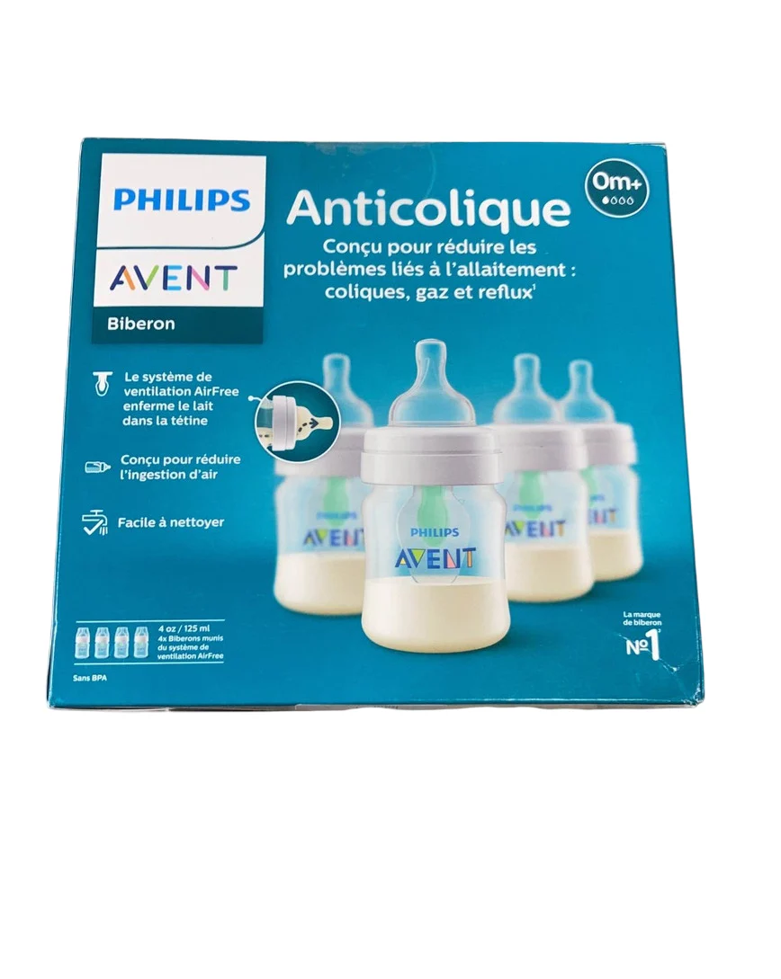 Philips Avent Anti-Colic Bottles, 4 Pack, 4oz, Clear, Regular - Image 3
