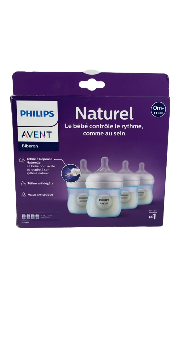 Philips Avent Natural Baby Bottle Bundle, 4 Pack, 4oz - Image 2