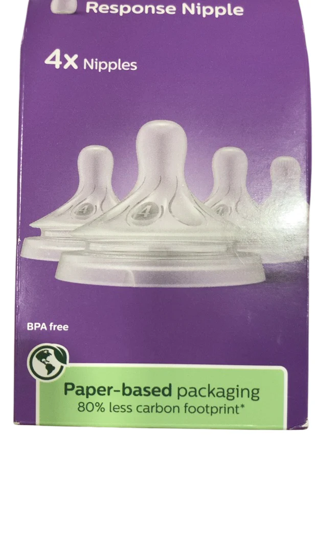 Philips Avent Natural Baby Bottle Nipples, 4-Pack, Flow 4 - Image 4