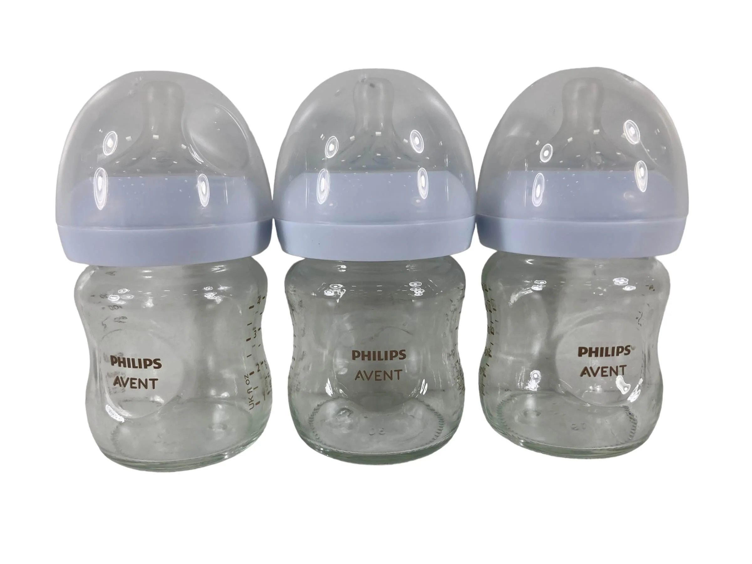 Philips Avent Natural Glass Baby Bottles, 3 Pack, 4oz