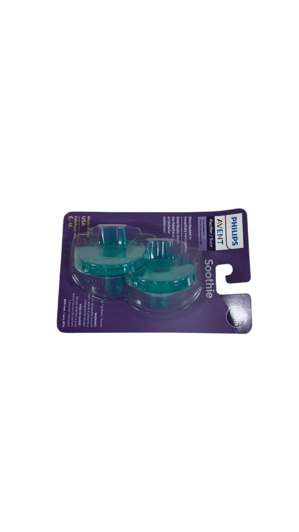 Philips Avent Soothie Pacifiers, 0-3 Months, 2 Pack, Green - Image 2