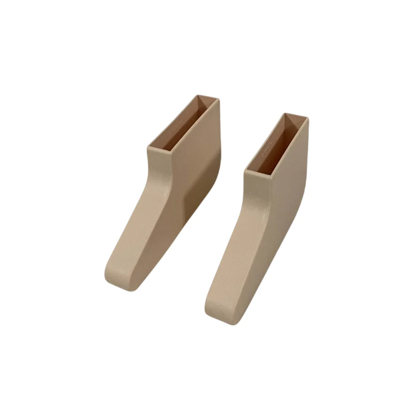 Piccalio Foldable Helper Tower Grip Slippers, Natural