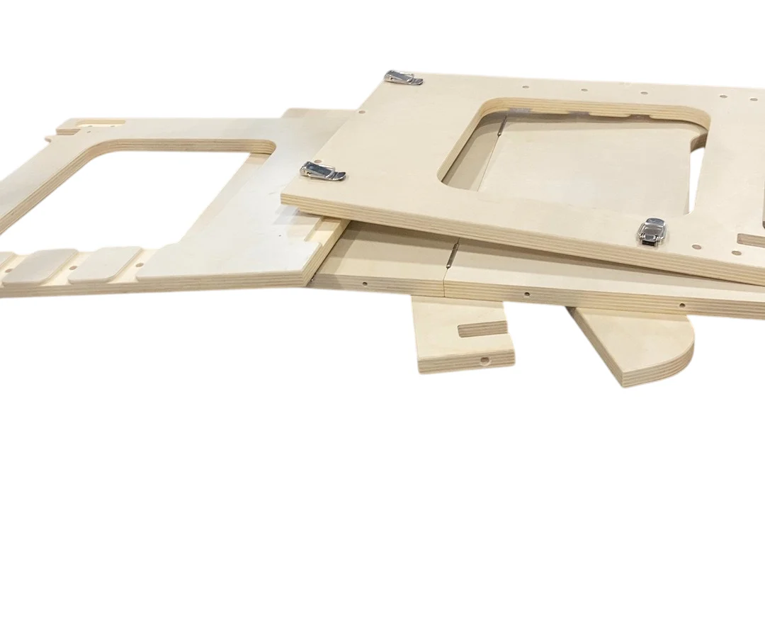 Piccalio Foldable Toddler Tower, Natural - Image 6