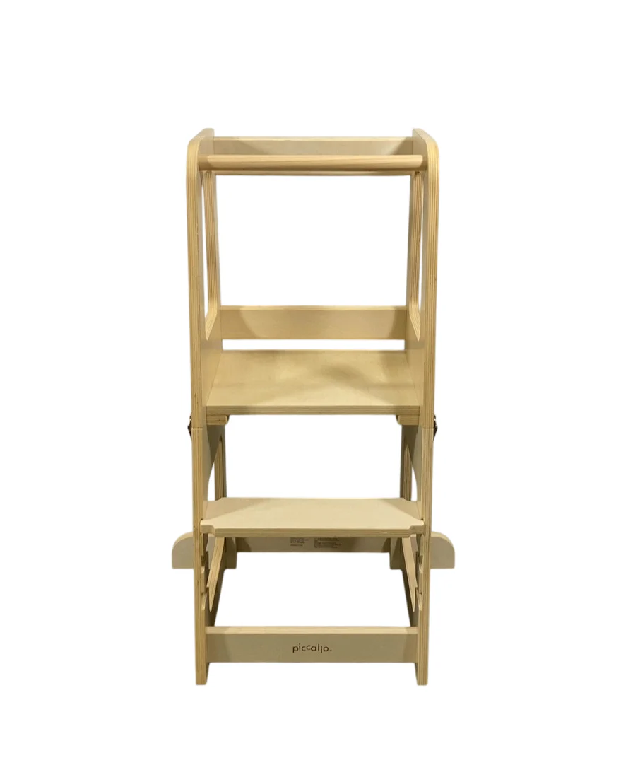 Piccalio Mini Chef Convertible Tower, Natural - Image 4
