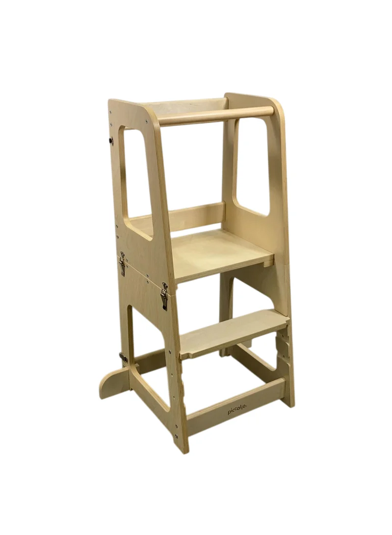 Piccalio Mini Chef Convertible Tower, Natural