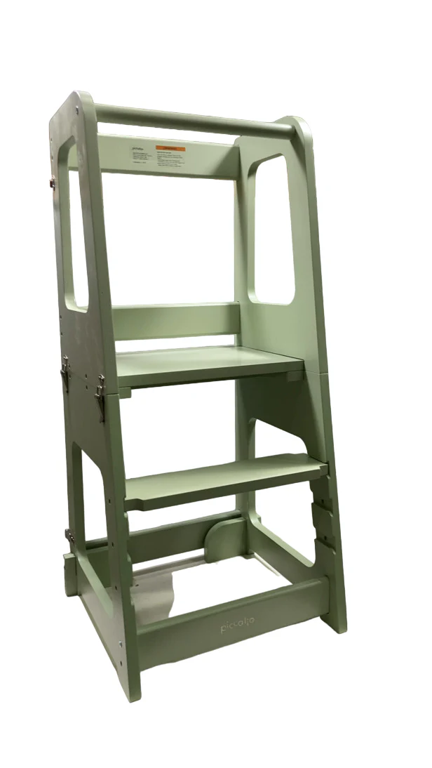 Piccalio Mini Chef Convertible Tower, Sage - Image 3