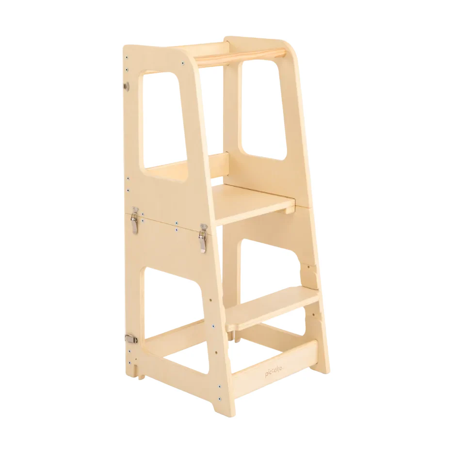 Piccalio Mini Chef Foldable Helper Tower, Natural