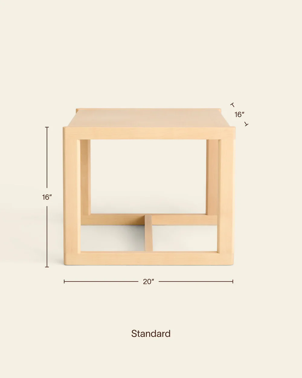 Piccalio Play Table, Standard, Beech - Image 2