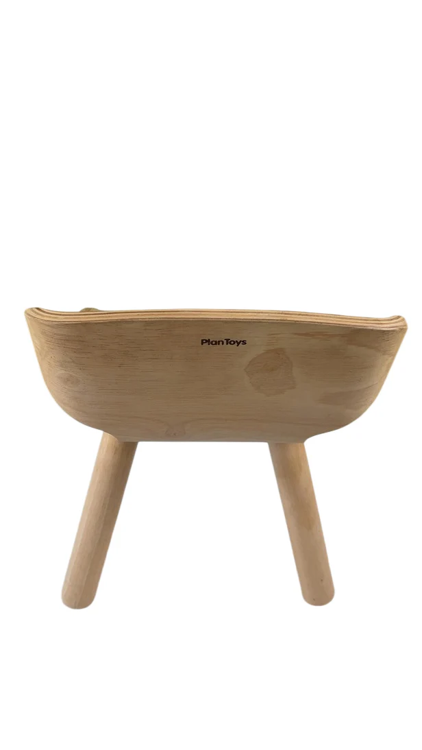 Plan Toys Wooden Toddler Chair, Natural - Image 3