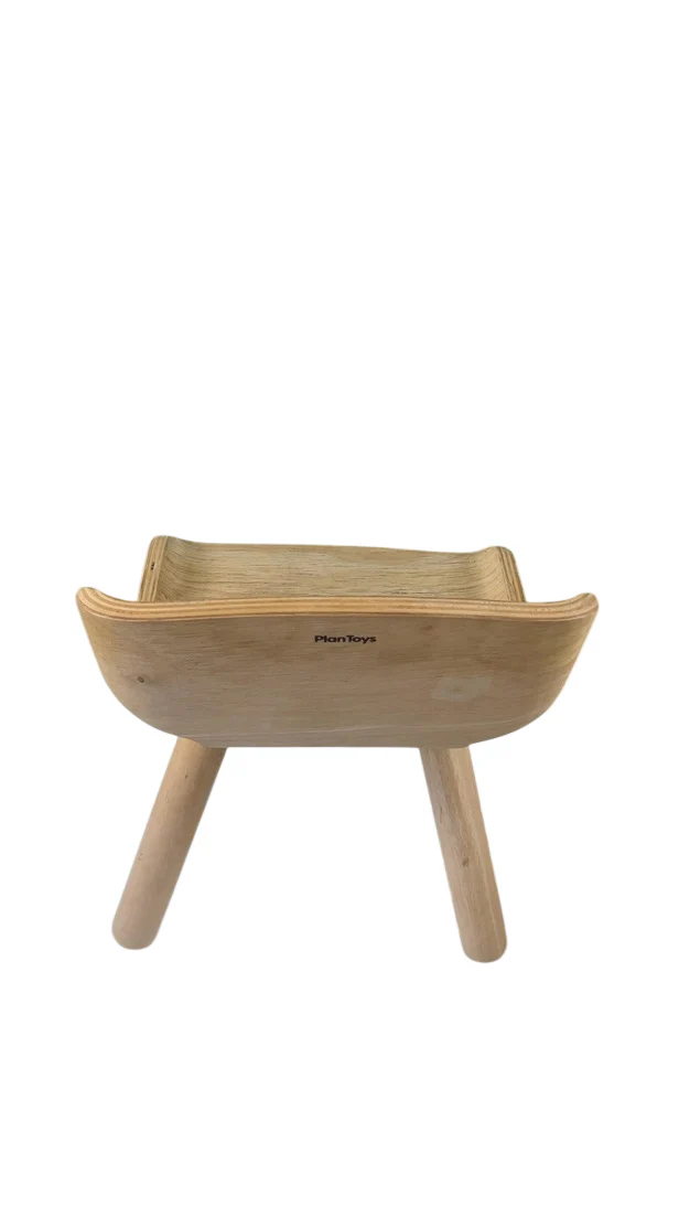 Plan Toys Wooden Toddler Chair, Natural - Image 3