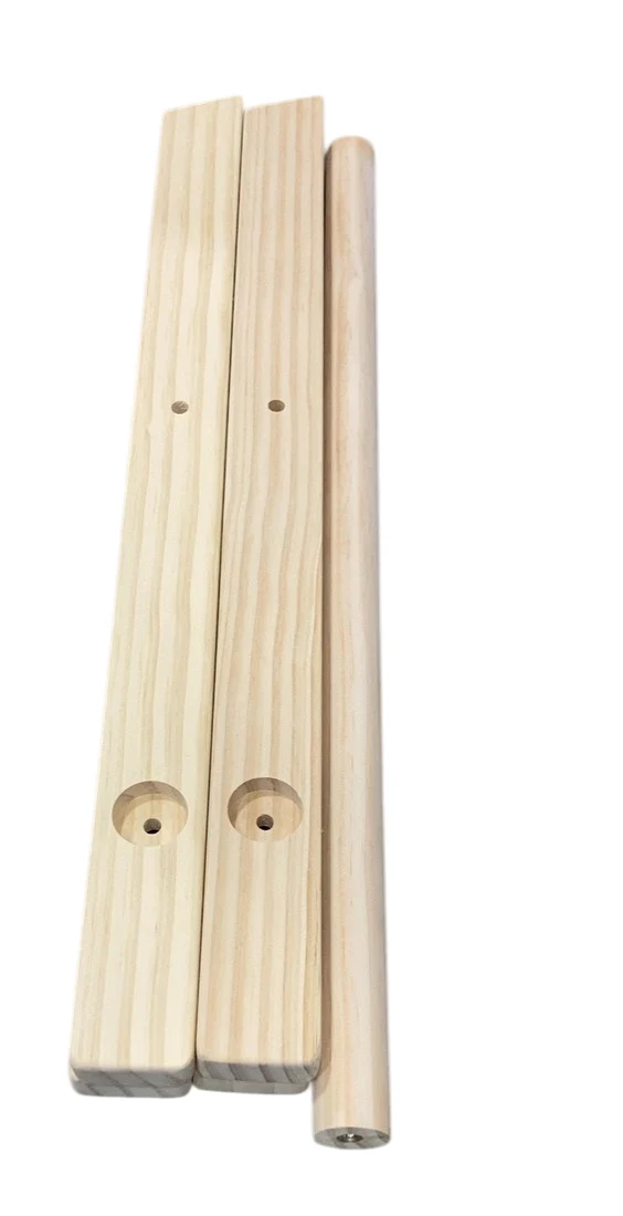 Poppyseed Play Wooden Baby Gym, Natural Wood w/ Natural Toys - Image 3