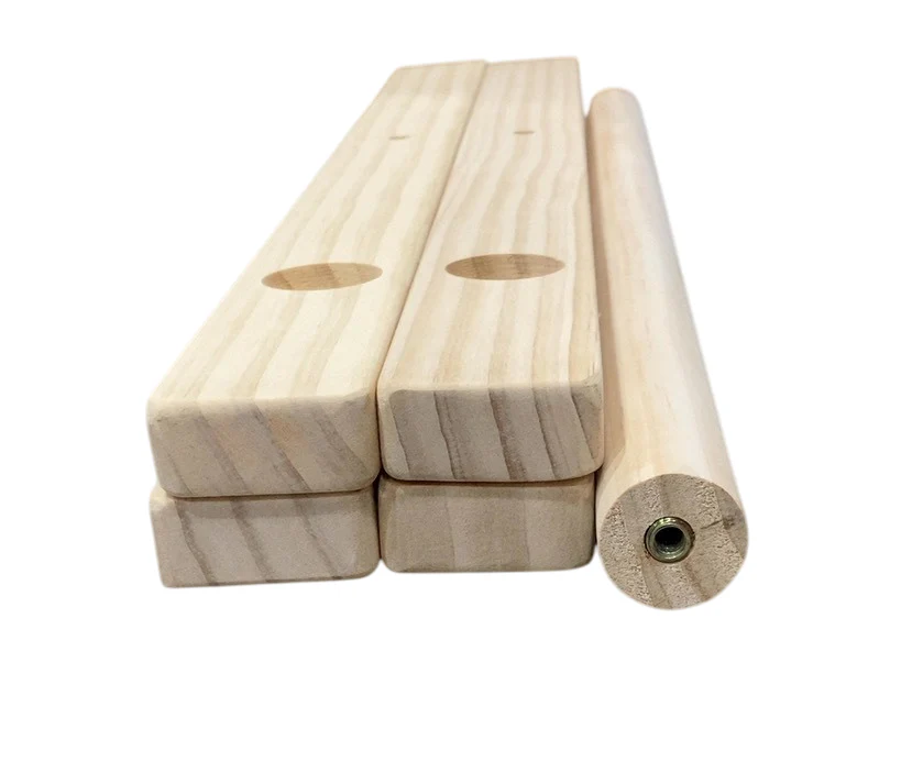 Poppyseed Play Wooden Baby Gym, Natural Wood w/ Natural Toys - Image 4