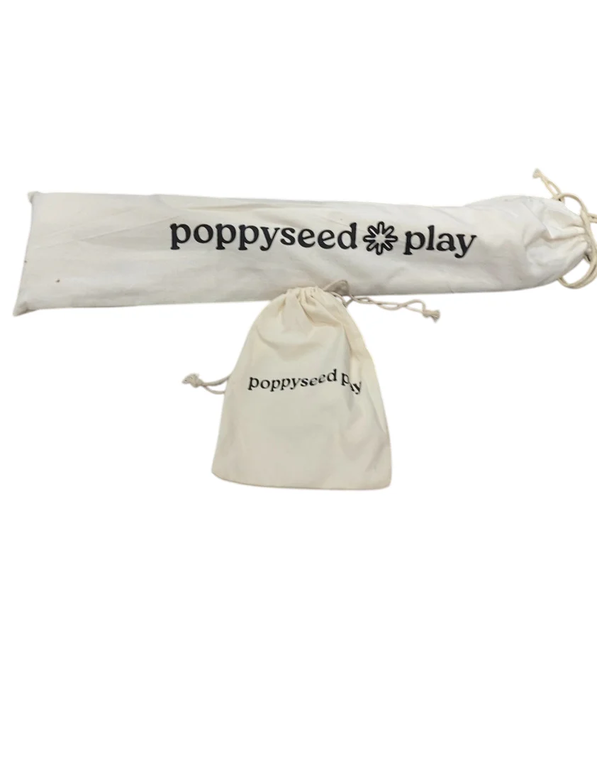 Poppyseed Play Wooden Baby Gym, Natural Wood w/ No Toys Included - Image 4