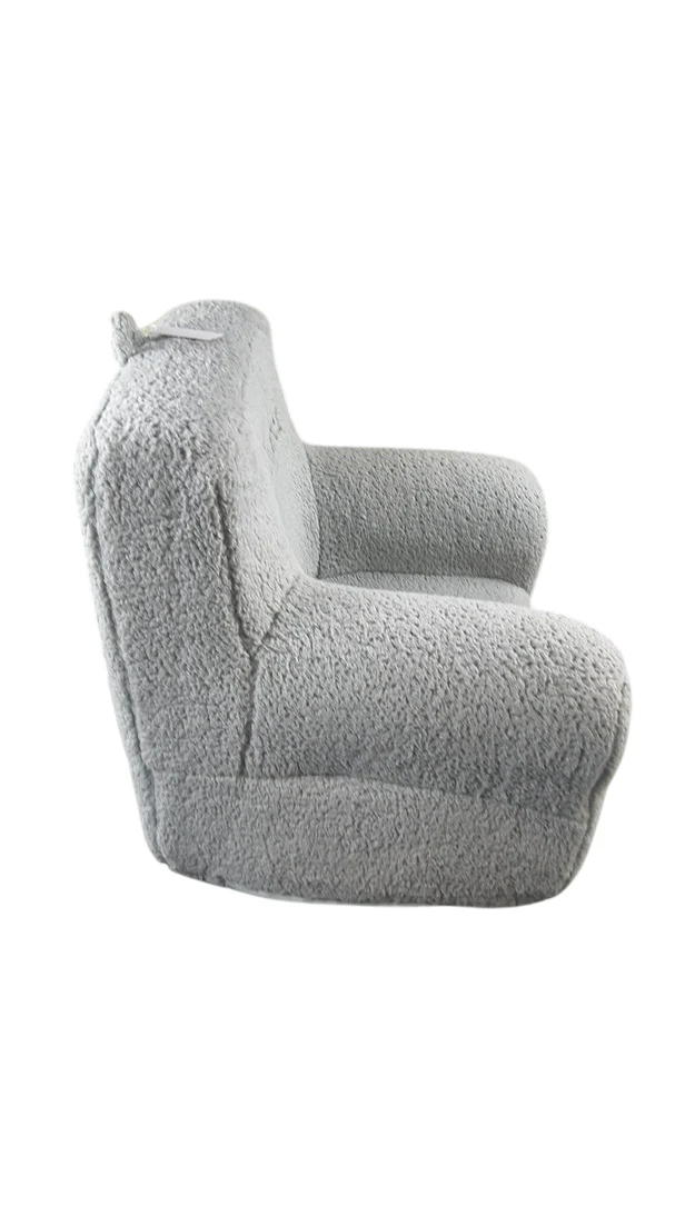 Pottery Barn Kids Anywhere Chair, Grey/Cozy Sherpa - Image 2