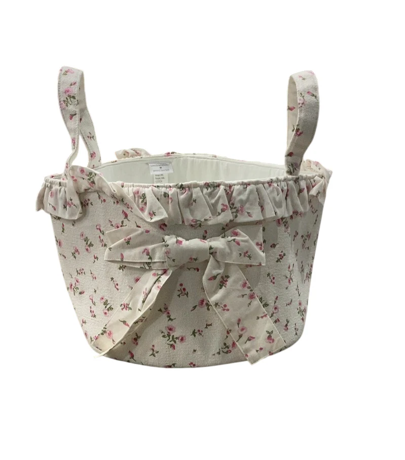 Pottery Barn Kids LoveShackFancy Storage Basket, Prairie Wildflower