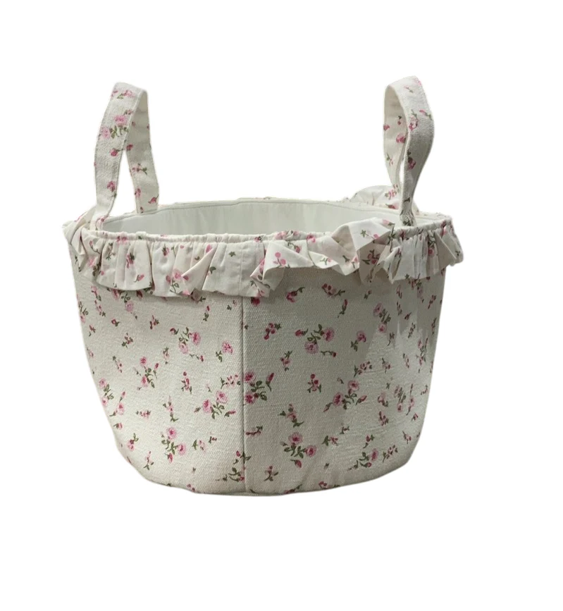 Pottery Barn Kids LoveShackFancy Storage Basket, Prairie Wildflower - Image 3