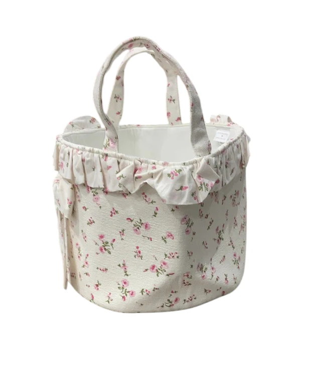 Pottery Barn Kids LoveShackFancy Storage Basket, Prairie Wildflower - Image 4