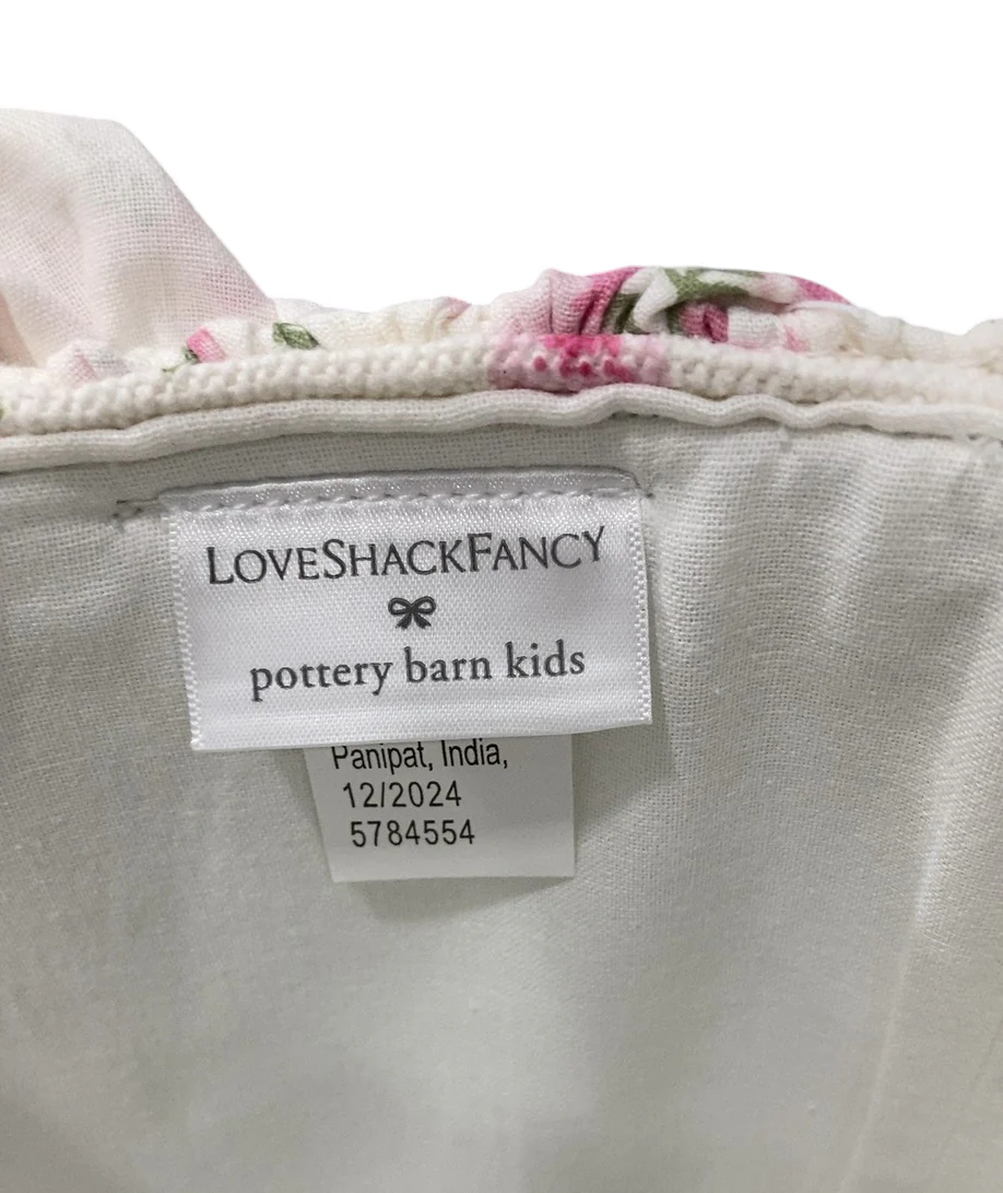 Pottery Barn Kids LoveShackFancy Storage Basket, Prairie Wildflower - Image 5