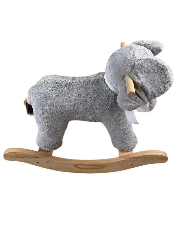 Pottery Barn Kids Plush Animal Rocker, Elephant - Image 3