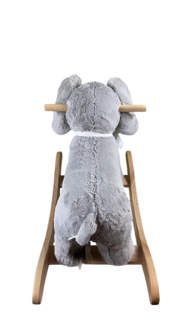 Pottery Barn Kids Plush Animal Rocker, Elephant - Image 4
