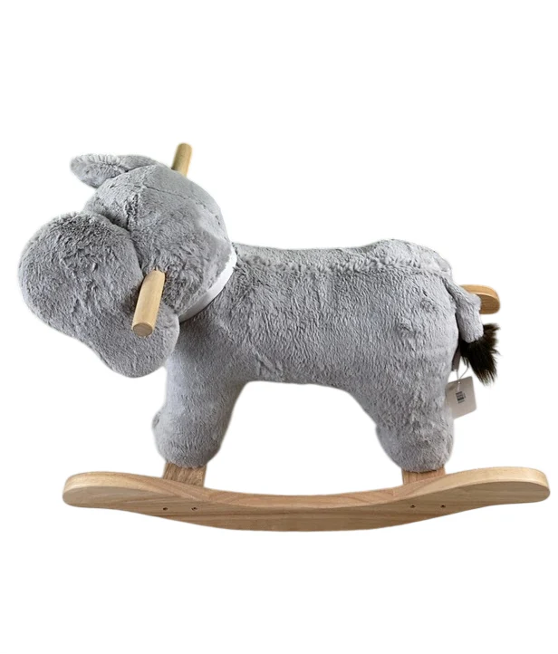 Pottery Barn Kids Plush Animal Rocker, Elephant - Image 6