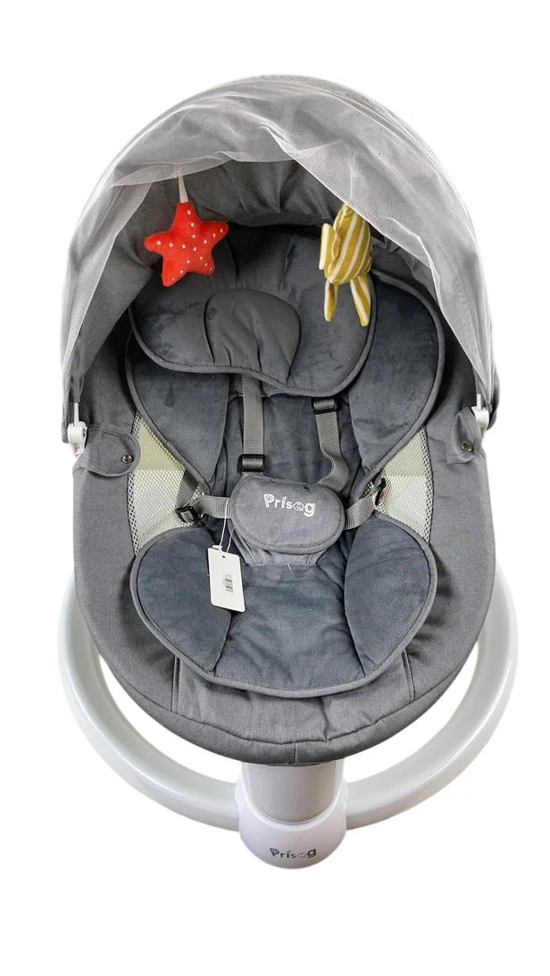 Prisag Music and Bluetooth Baby Swing, Grey - Image 5