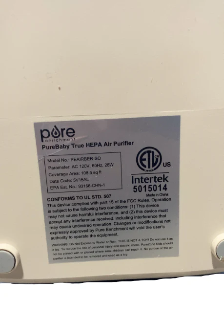 Pure Enrichment PureBaby Bear Air Purifier, Sweet Oat - Image 7