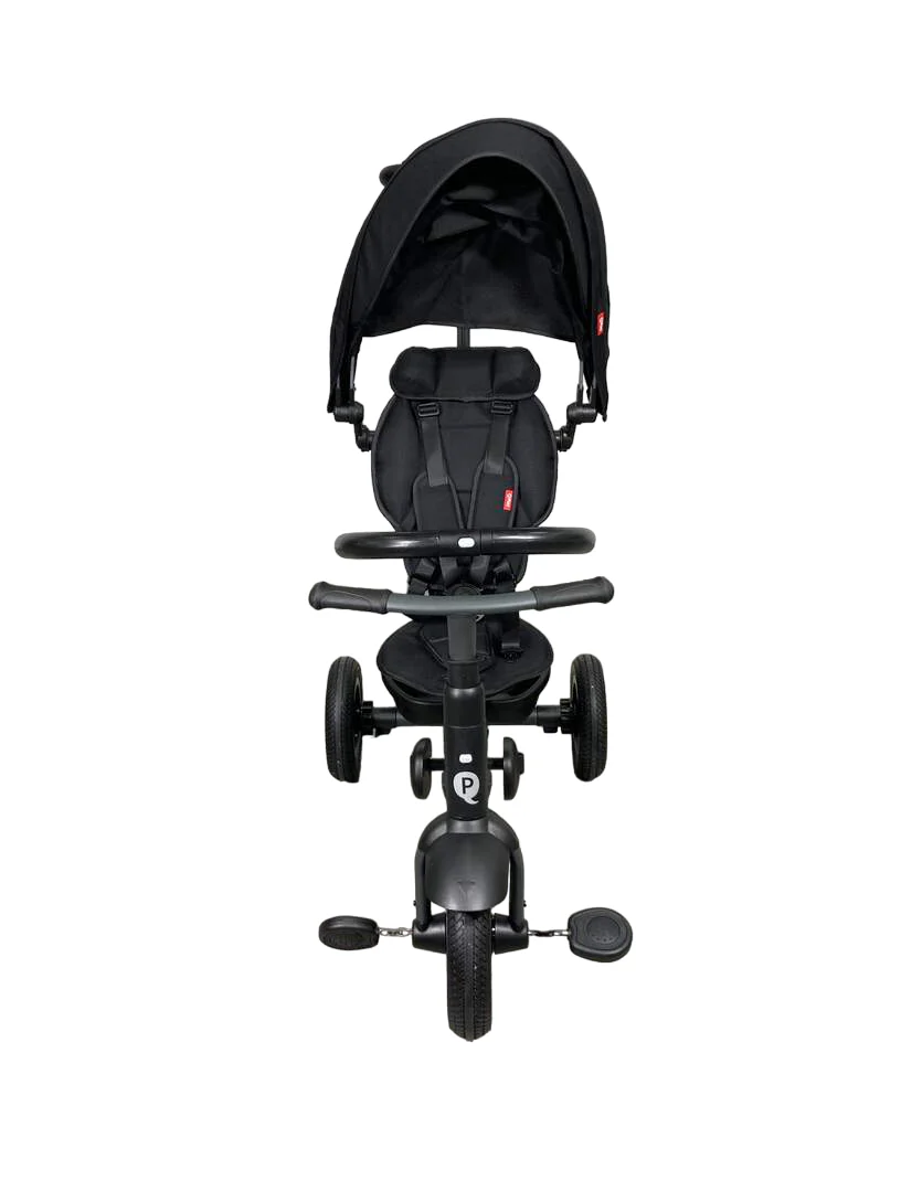 QPlay Rito Ultimate 3 In 1 Folding Trike, Black - Image 3