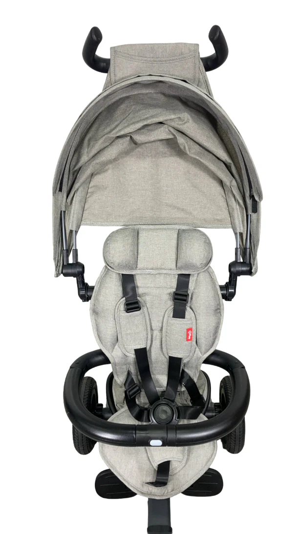QPlay Rito Ultimate 3 In 1 Folding Trike, Grey - Image 5