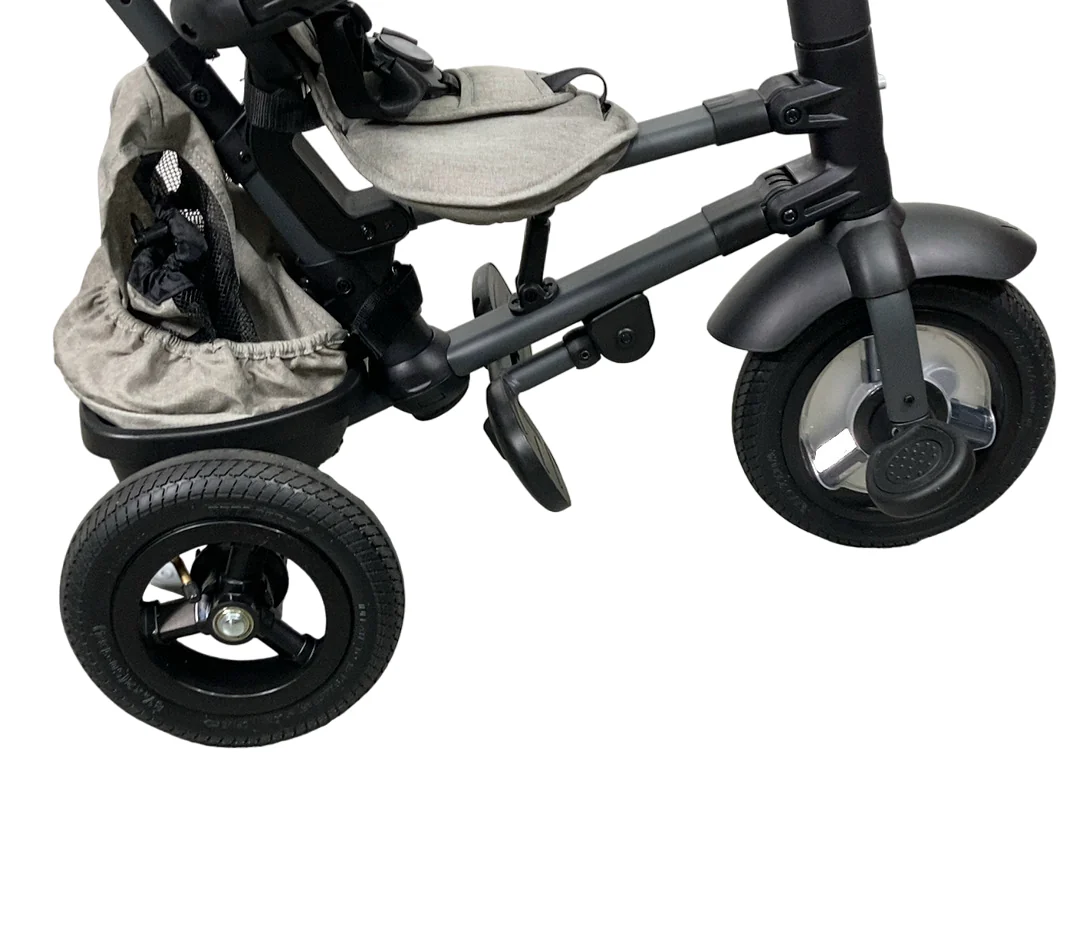 QPlay Rito Ultimate 3 In 1 Folding Trike, Grey - Image 9