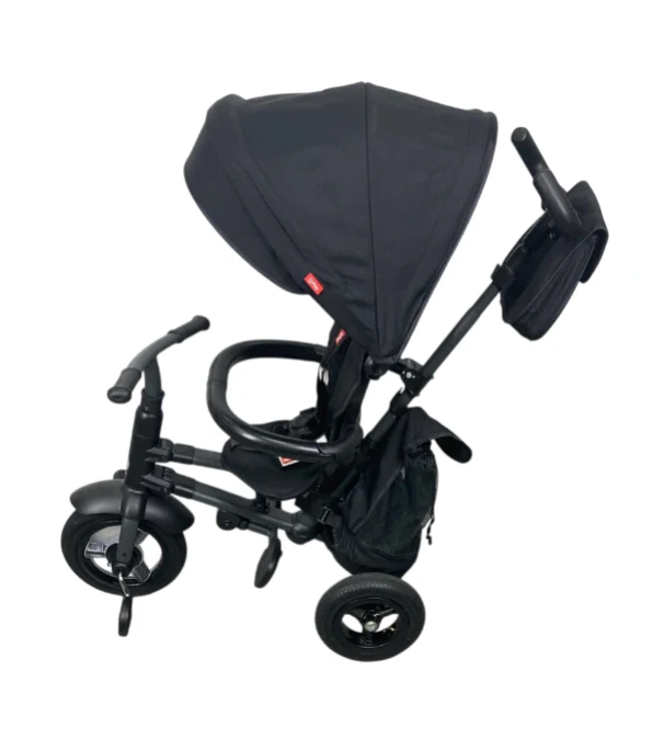 QPlay Rito Ultimate 3 In 1 Folding Trike, Black - Image 2