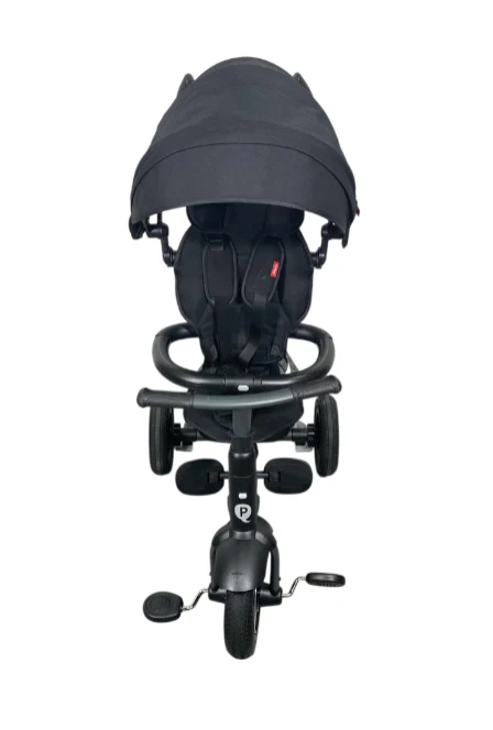 QPlay Rito Ultimate 3 In 1 Folding Trike, Black - Image 4