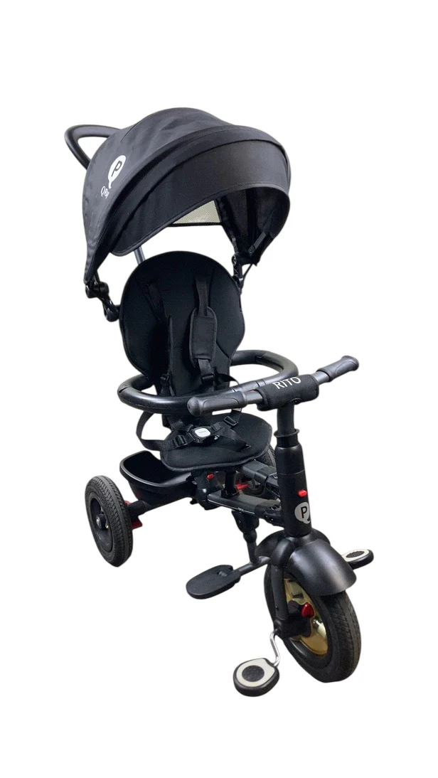 QPlay Rito Ultimate 3 In 1 Folding Trike, Black