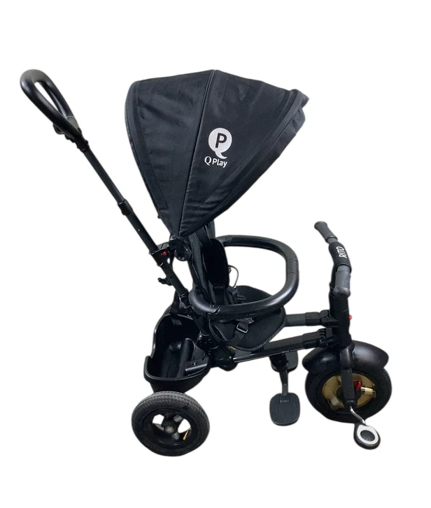 QPlay Rito Ultimate 3 In 1 Folding Trike, Black - Image 2