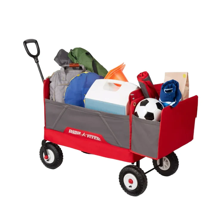 Radio Flyer 3-in-1 All-Terrain Wagon with Canopy( 3927), Red - Image 2