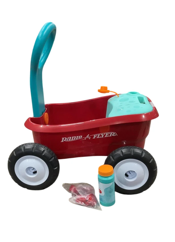 Radio Flyer Bubble Buddy Walker Wagon, Red - Image 2