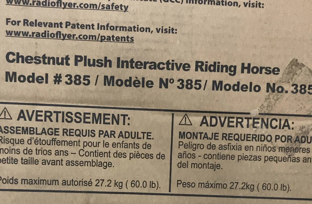 Radio Flyer Chestnut Plush Interactive Riding Horse - Image 2